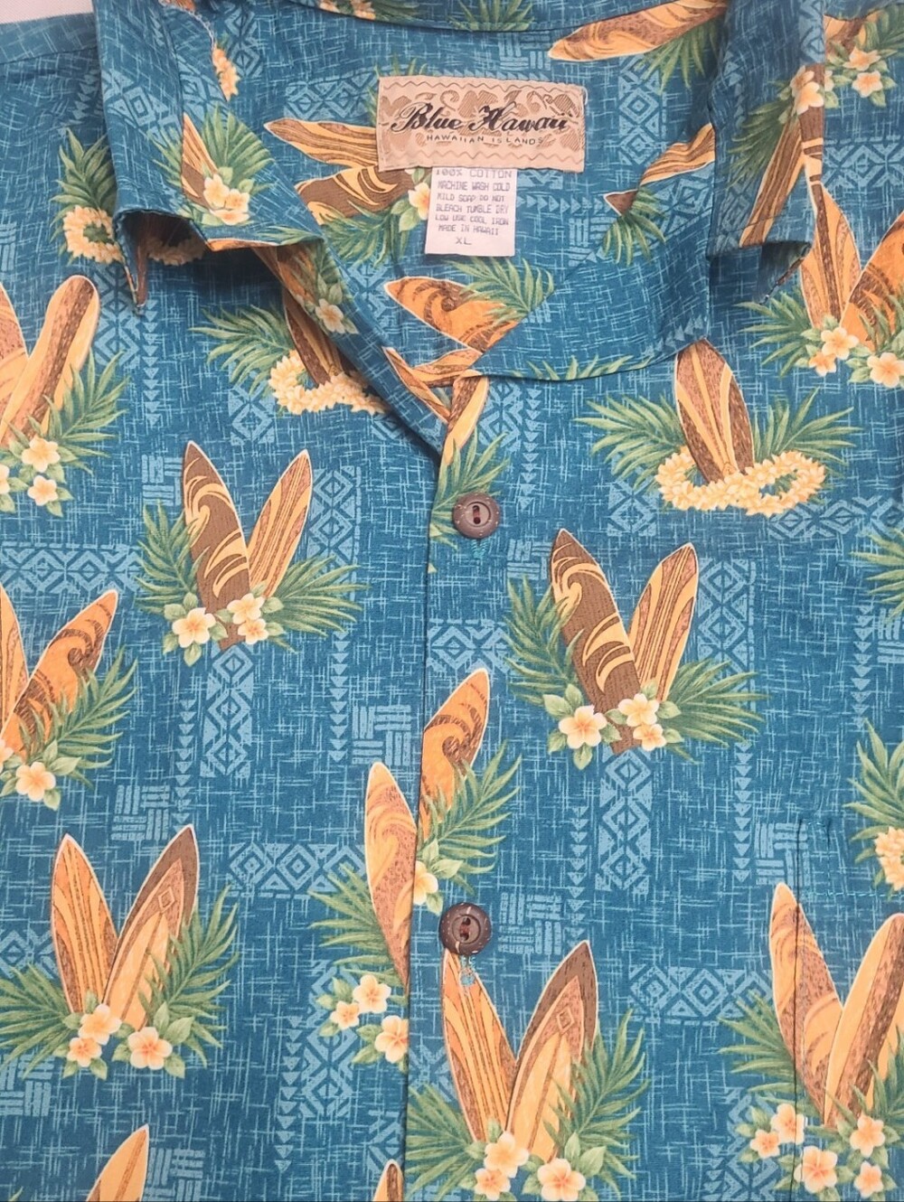 Blue Hawaii Men's Hawaiian Shirt XL